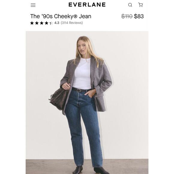 Everlane Denim - Everlane Jeans, The 90s cheeky jean